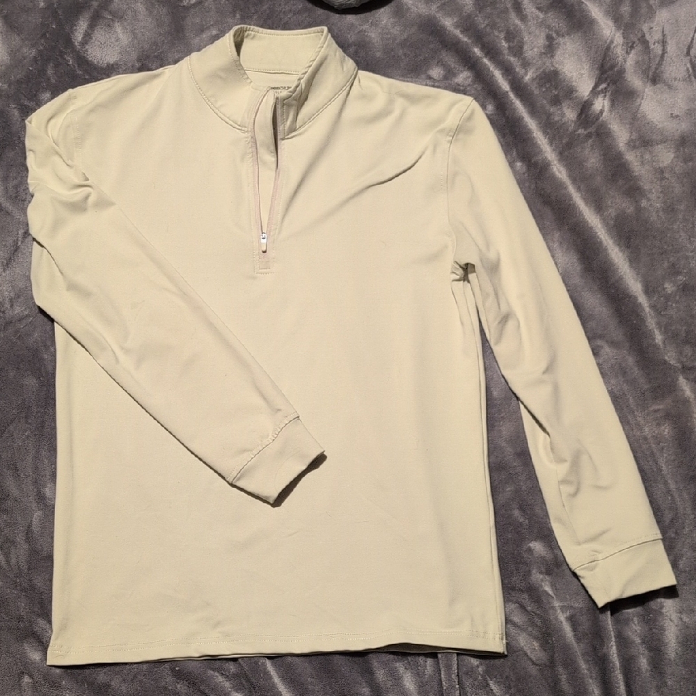 Men's Cream Long Sleeve Shirt